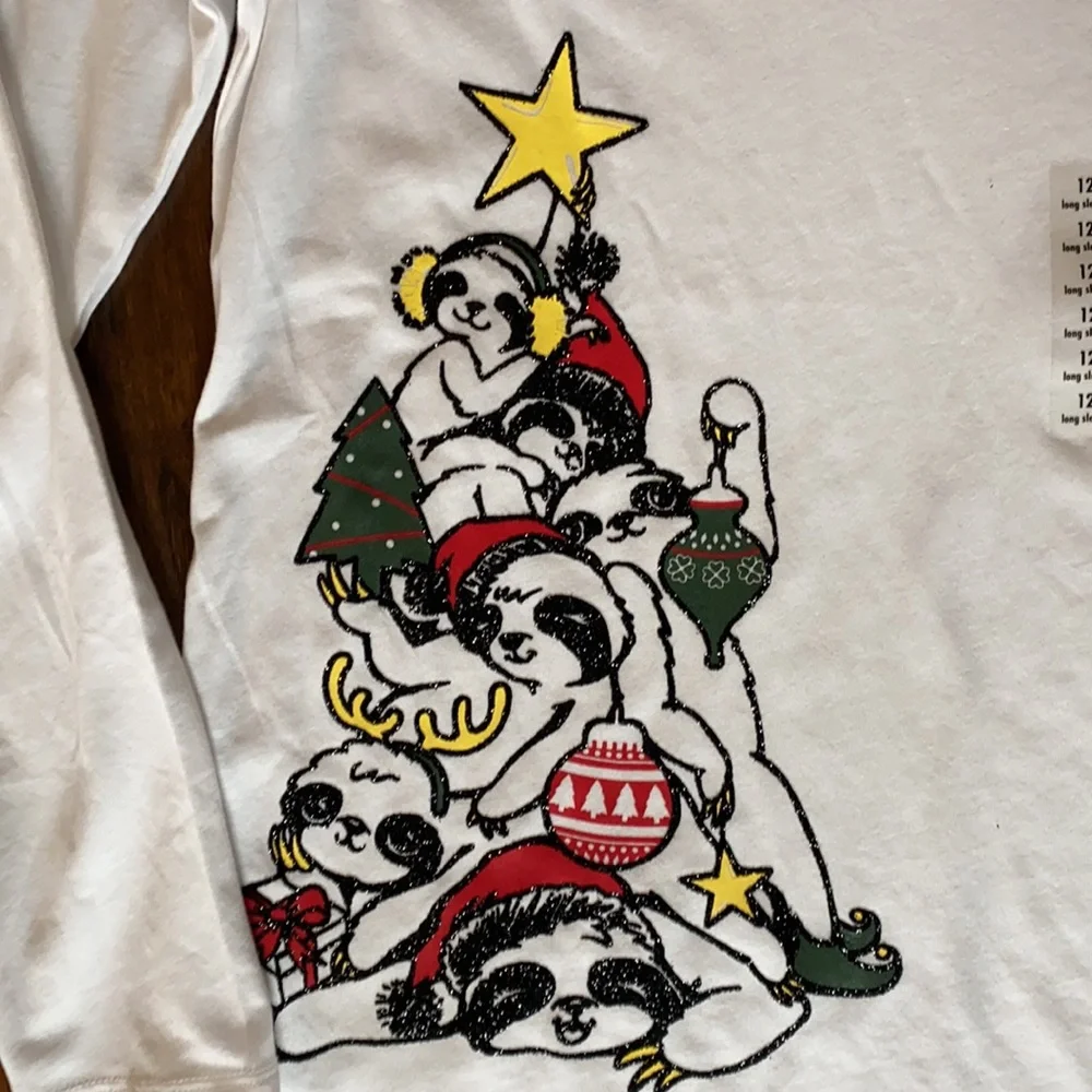 NWT! Justice holiday shirt, size 10 and 12